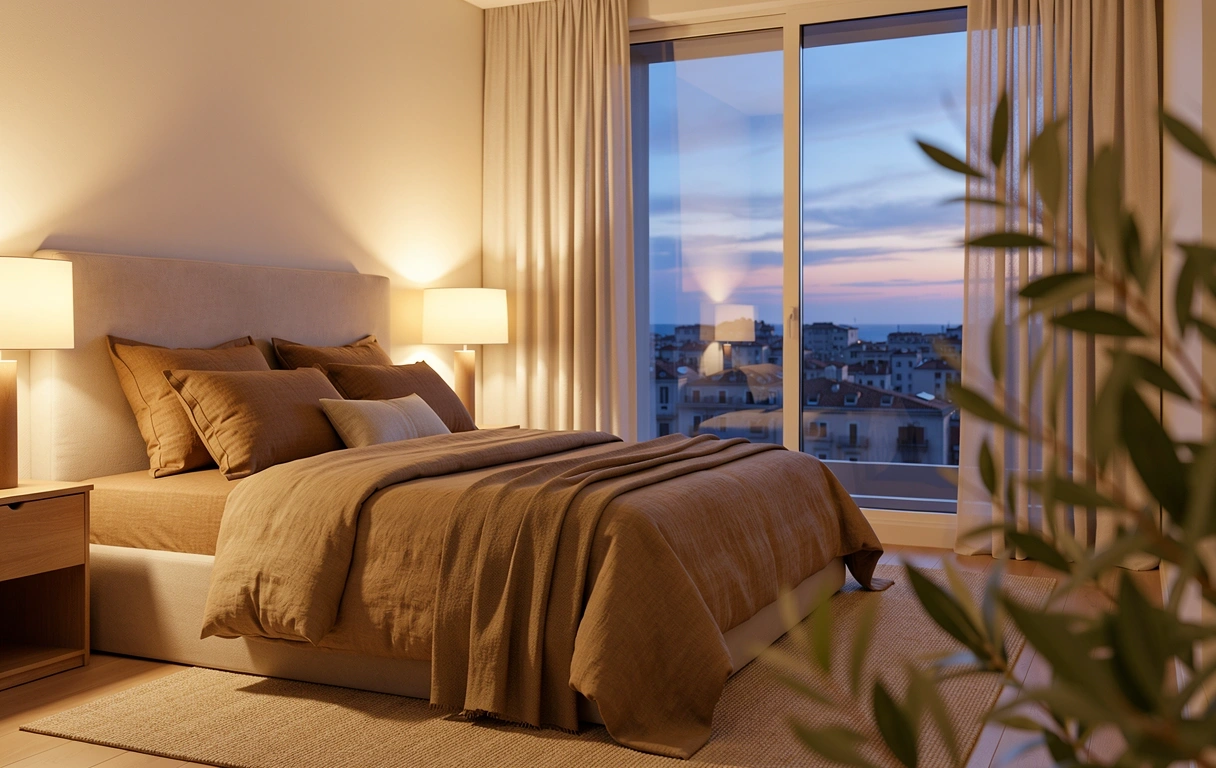 Environnement de repos serein